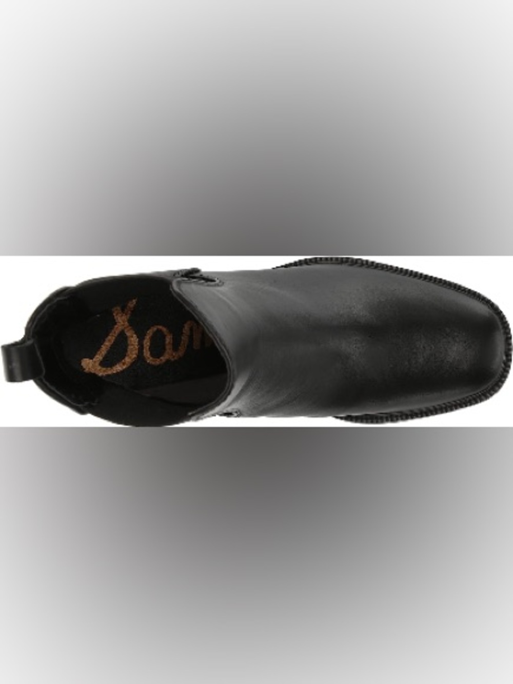 SAM EDELMAN ROLLINS BLACK LEATHER CHELSEA BOOTS 11 - Picture 4 of 12